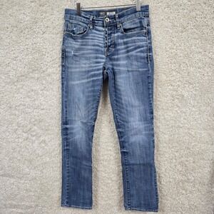 BKE Alec Jeans Mens 28S Blue Straight Leg Limited Edition Stretch Casual